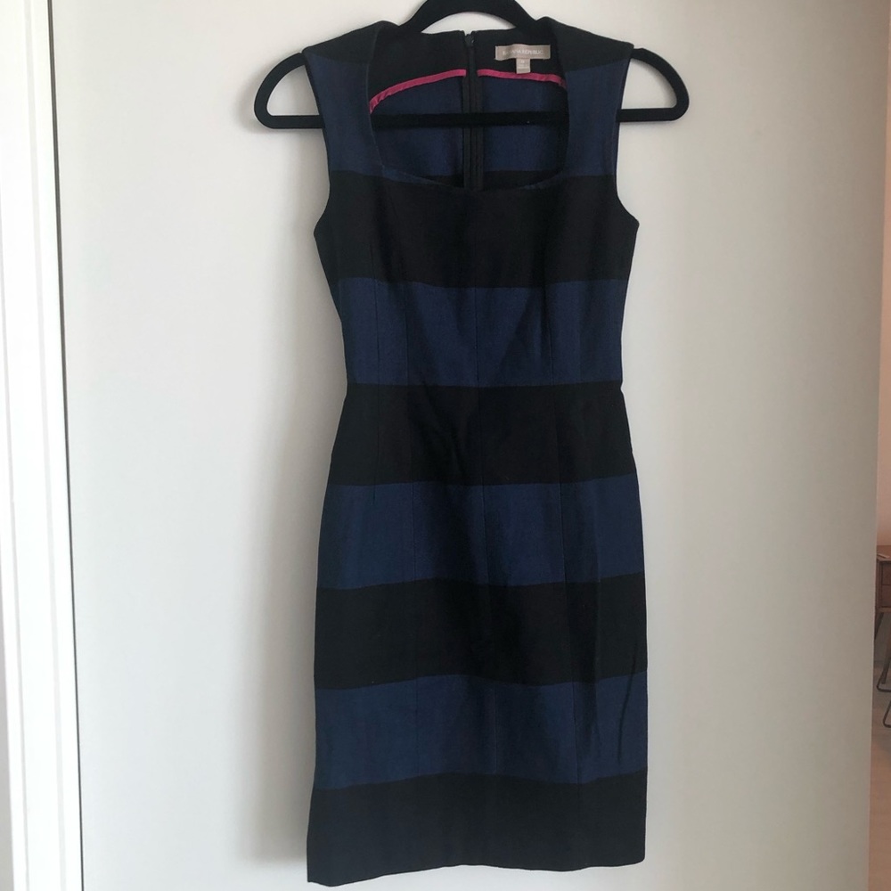 NWOT Banana Republic Denim Striped Work Dress